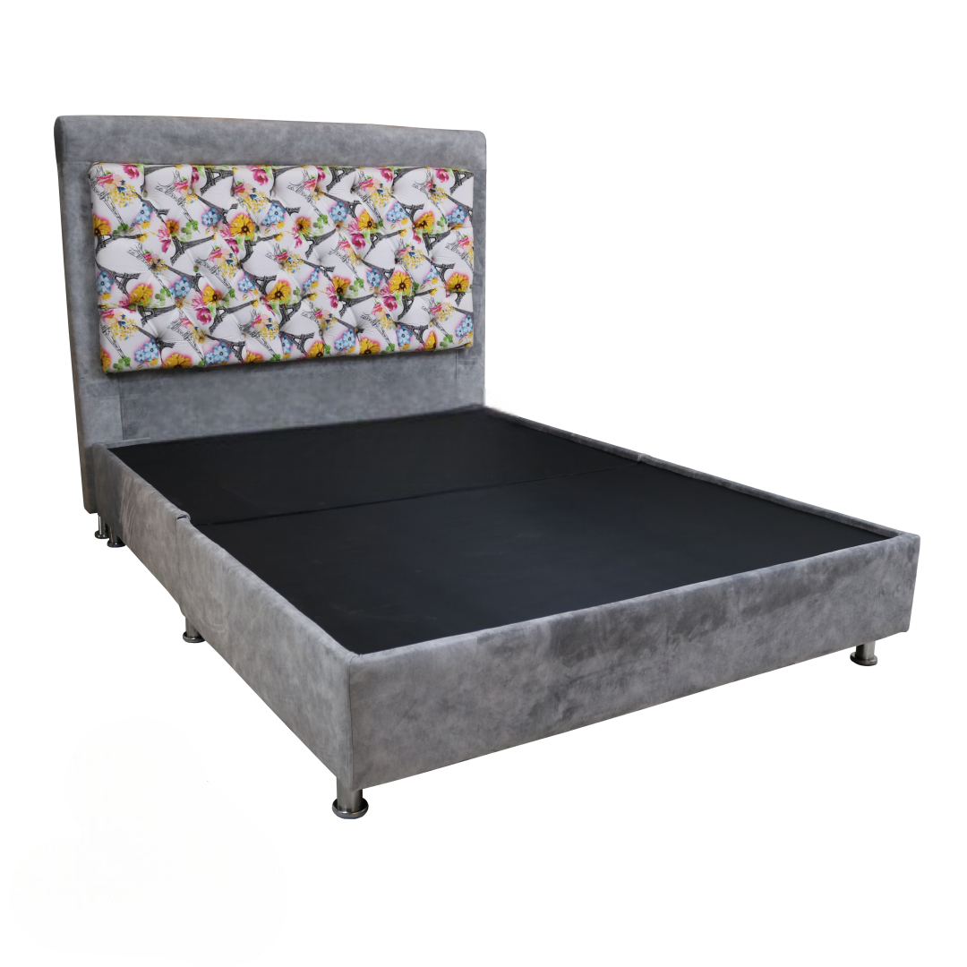 Base + Cabecero Gris